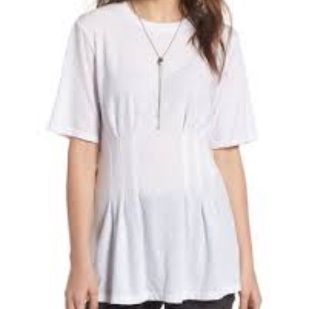 Treasure & Bond T-Shirt with Corset Detail